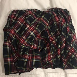 Checkerboard tube top barely worn